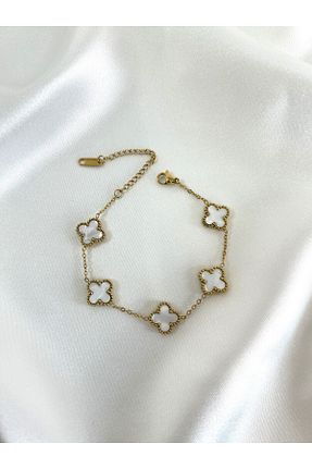 ست استیل طلائی زنانه استیل ضد زنگ Uzay Accessories - کد 856765114