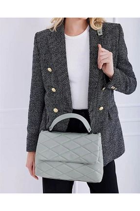 کیف دوشی سبز زنانه چرم مصنوعی YMZBAG - کد 854261106