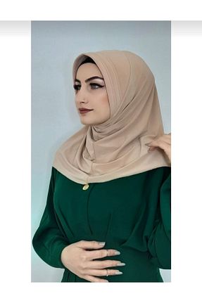 شال طوسی زنانه پنبه پلی استر AHRAR tesettür - کد 715301092