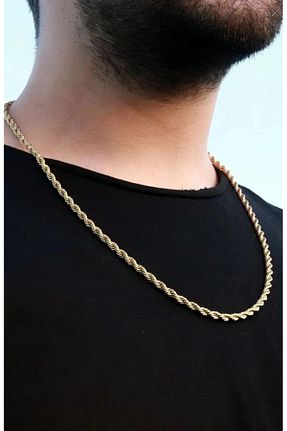 گردنبند استیل ( فولاد ) زرد زنانه استیل (فولاد) ş ışıltı takı ve imitasyon - کد 759870847