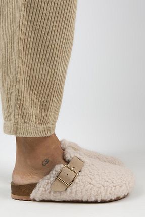 دمپائی بژ زنانه پارچه ای Manijero - کد 792746705