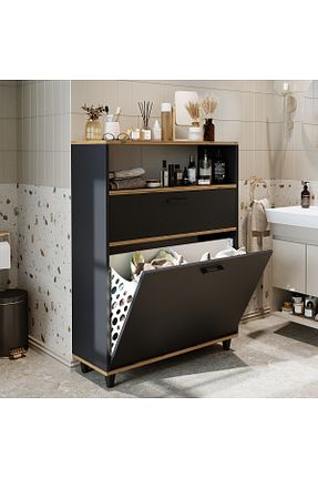 قفسه حمام طوسی Suntalam ROOMART - کد 820026882