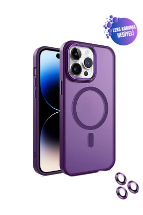 کاور و قاب سرمه ای iPhone 15 Pro OSG - کد 856888760