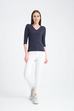 بلوز طوسی زنانه ساده pour la riviere - کد 856511881