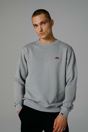 سوئیشرت طوسی مردانه ساده Ellesse - کد 854054633