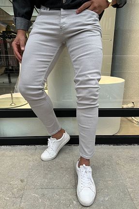 شلوار طوسی مردانه پارچه Denim Shorty - کد 240295327