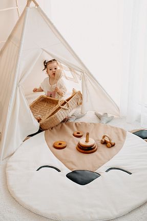 فرش بازی بژ خیر DERY BABY - کد 341793811