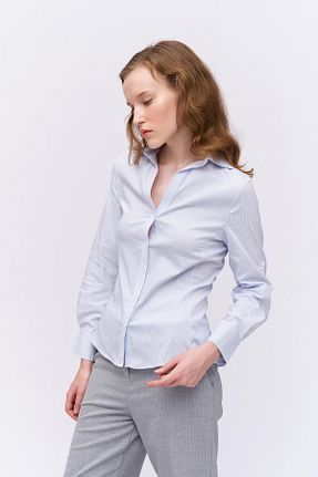 پیراهن آبی زنانه اسلیم Quzu - کد 856473982