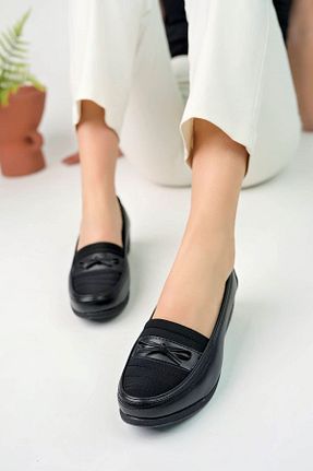 کفش پاشنه بلند پر مشکی زنانه پاشنه متوسط (5-9 سانتی متر) epaavm - کد 778834804