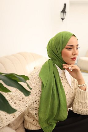 شال سبز زنانه پنبه ای Silk Home - کد 849995487