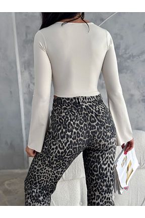 بلوز طوسی زنانه ساده Sobce - کد 856521412