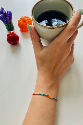 دستبند جواهر رنگی زنانه منجق Tupek Store - کد 315567837