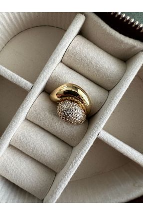 انگشتر جواهر طلائی زنانه زیرکن ringbox - کد 834529268