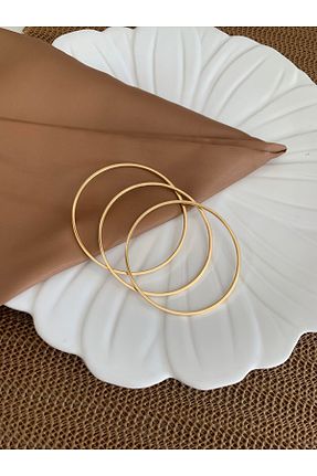 دستبند استیل (فولاد) طلائی زنانه استیل (فولاد) Takıkraliyeti - کد 839880544