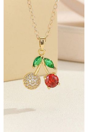 گردنبند استیل ( فولاد ) طلائی زنانه استیل ضد زنگ ZD JEWELRY - کد 856551288