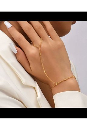 شاهمران جواهر طلائی زنانه رودیوم Arescollection - کد 810293856