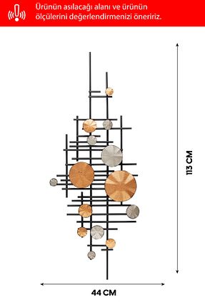 قفسه دیواری رنگی 113 cm ENZODEKOR - کد 856566719