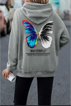 سوئیشرت طوسی زنانه ساده KOZİA OUTDOORS - کد 856558898