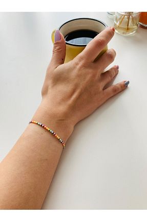دستبند جواهر صورتی زنانه منجق Tupek Store - کد 165756840