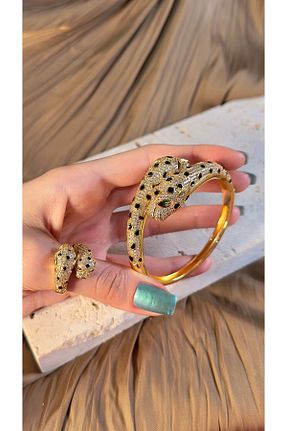 ست استیل طلائی زنانه استیل ضد زنگ Opia JEWELRY - کد 816622210