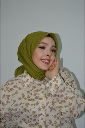 شال سبز زنانه پنبه ای HeavenlyScarfs - کد 824892587