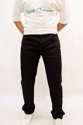 شلوار جین مشکی مردانه پاچه ساده Twister Jeans - کد 856639087