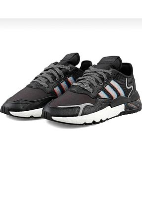 کفش اسنیکر مشکی مردانه بند دار adidas - کد 856313618