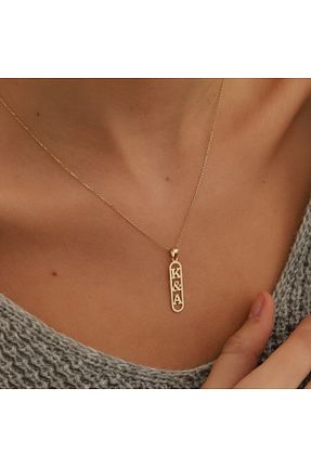 گردنبند طلا طلائی زنانه 14 عیار VeraDesignGold - کد 129023056