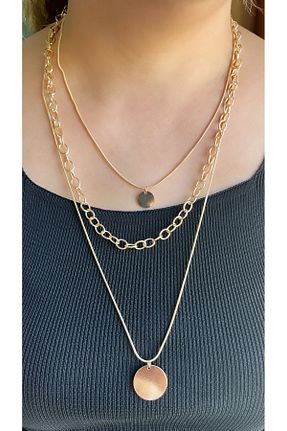 گردنبند جواهر طلائی زنانه پوشش لاکی NeGa Store - کد 841162764