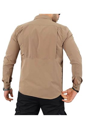 پیراهن بژ مردانه اسلیم فیت Genel Markalar - کد 849146296