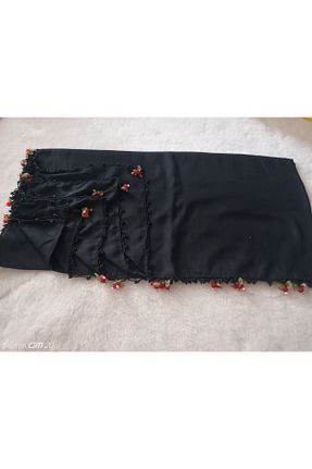 روسری مشکی پنبه ای hoaryage - کد 836818243