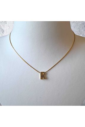 گردنبند استیل ( فولاد ) طلائی زنانه استیل (فولاد) Misu Accessories - کد 794343943