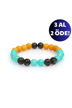 دستبند جواهر سبز زنانه سنگ طبیعی Mystic Energy - کد 803593125