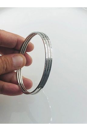 دستبند استیل (فولاد) طلائی زنانه استیل (فولاد) DS DİAMONDSHOP - کد 353045040