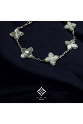 دستبند نقره زنانه 925 عیار Atas Al Diamond - کد 856818288