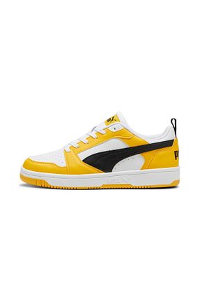 کفش اسنیکر زرد مردانه بند دار Puma - کد 856823509