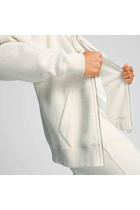 سوئیشرت اسپرت طوسی زنانه رگولار Puma - کد 856924619