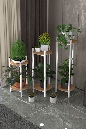 ژاردینیر سفید 80 سانتی متر Retodesign - کد 855618286