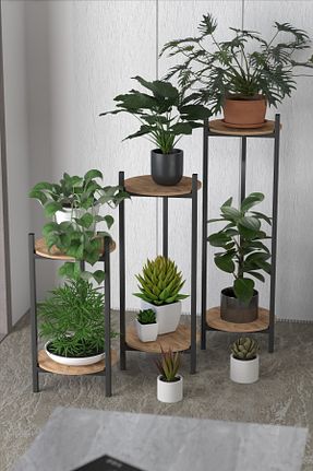 ژاردینیر مشکی 80 سانتی متر Retodesign - کد 855627595