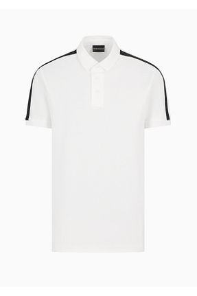 پولوشرت سفید مردانه پارچه Emporio Armani - کد 856365163
