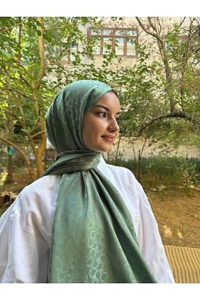 شال سبز زنانه پنبه ای shalby - کد 842529109
