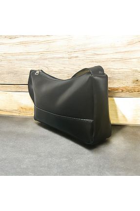 کیف دوشی مشکی زنانه چرم مصنوعی BAGGO - کد 844188982