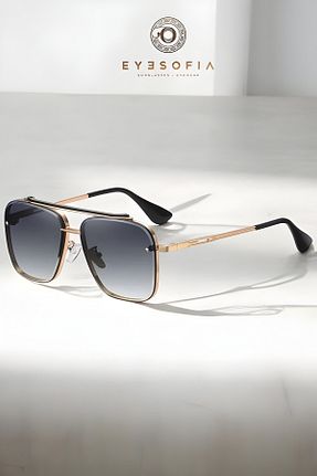 عینک آفتابی طوسی زنانه UV400 Eyesofia - کد 363609975