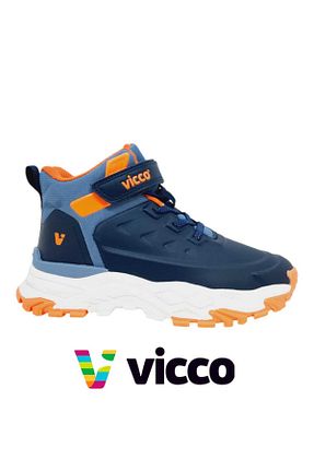 بوت / نیم بوت سرمه ای بچه گانه چرم مصنوعی Vicco - کد 856971449