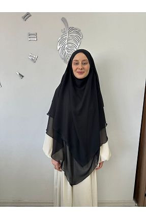 روسری مشکی شیفون yusracollectionn - کد 856961678