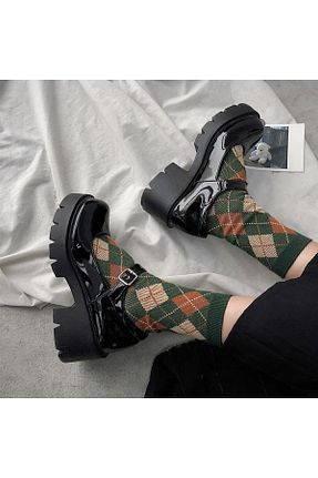 کفش آکسفورد مشکی زنانه چرم مصنوعی DEEFWEAR - کد 381407227