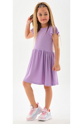 لباس بنفش بچه گانه بافتنی DEVRİMAY TEKSTİL - کد 815508865