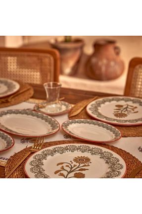 سرویس قهوه خوری زرشکی 6 نفره Bella Maison - کد 856898114