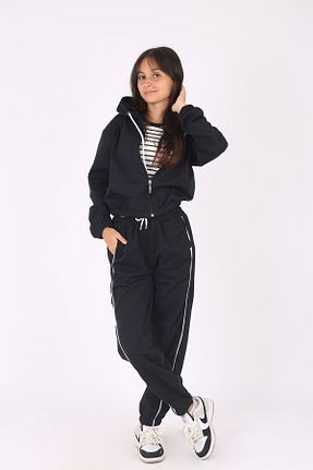 ست گرمکن مشکی بچه گانه پنبه پلی استر armicem - کد 856515167