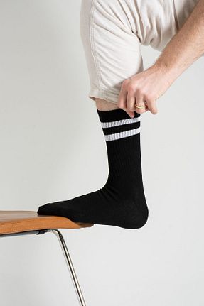 جوراب اسپرت مشکی مردانه پنبه ای Socks Here - کد 824367500